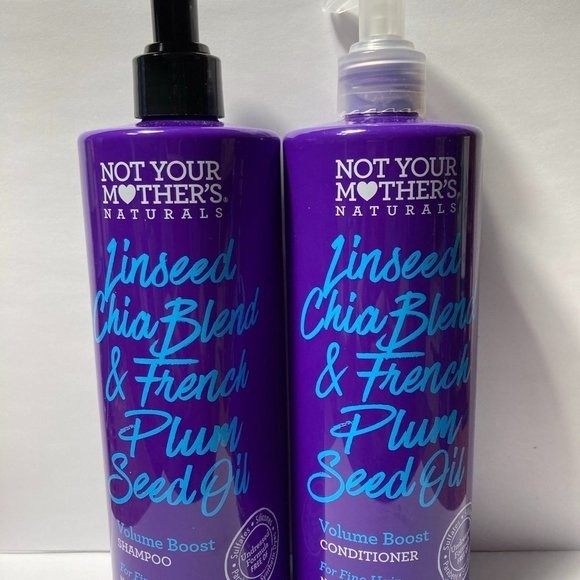 Not Your Mothers Linseed Chia Shampoo Conditioner - Picture 1 of 14